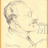 Szentgyörgyvári Gyenes Lajos: Frank Frigyes festő portréja